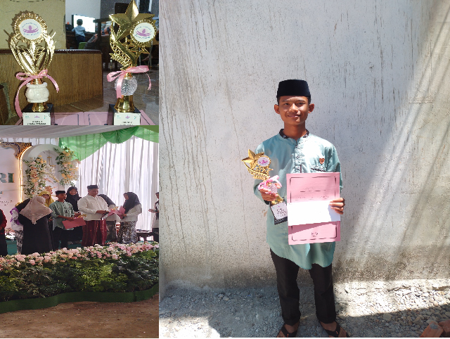 Juara Ceramah Hari Santri di Pesantren Ja'al Haq Bengkulu